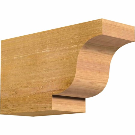 Ekena Millwork Newport Rough Sawn Rafter Tail, Western Red Cedar, 6"W x 10"H x 18"L RFT06X10X18NEW00RWR